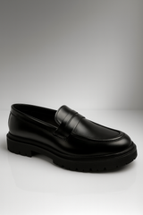 Voolio Monarch Loafer – Premium Black Leather Edition