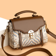 High End Handbag for Women in Spring and Summer Fashion, Hand-Held Buckle for Women, Small Square Bag, Stylish and Versatile Sin