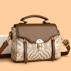 High End Handbag for Women in Spring and Summer Fashion, Hand-Held Buckle for Women, Small Square Bag, Stylish and Versatile Sin