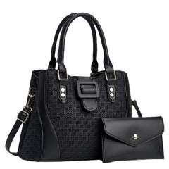 Luxury Brand Designer Women'S Handbag Large Capacity Shoulder Bag Classic Retro Crossbody Bag Urban Commuting Tote Bag+Wallet